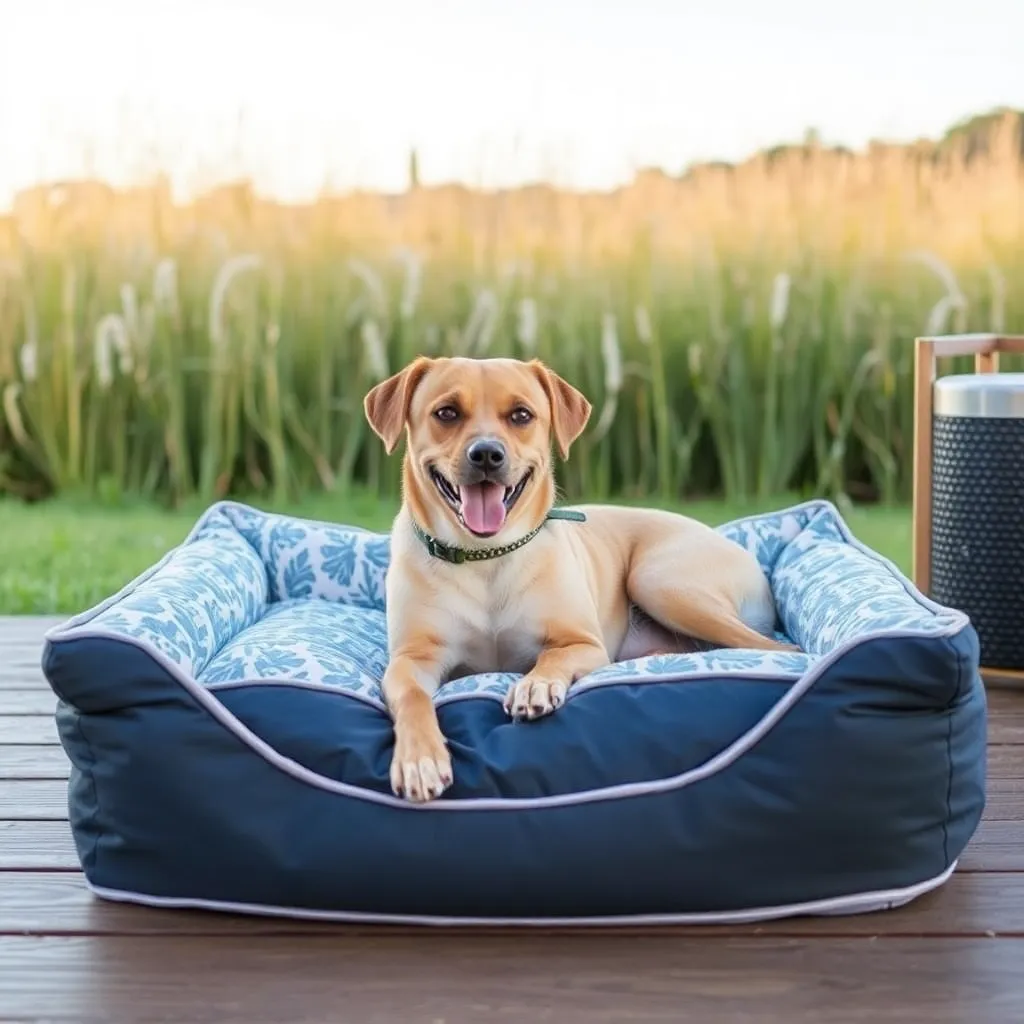 Cooling beds keep dogs cool