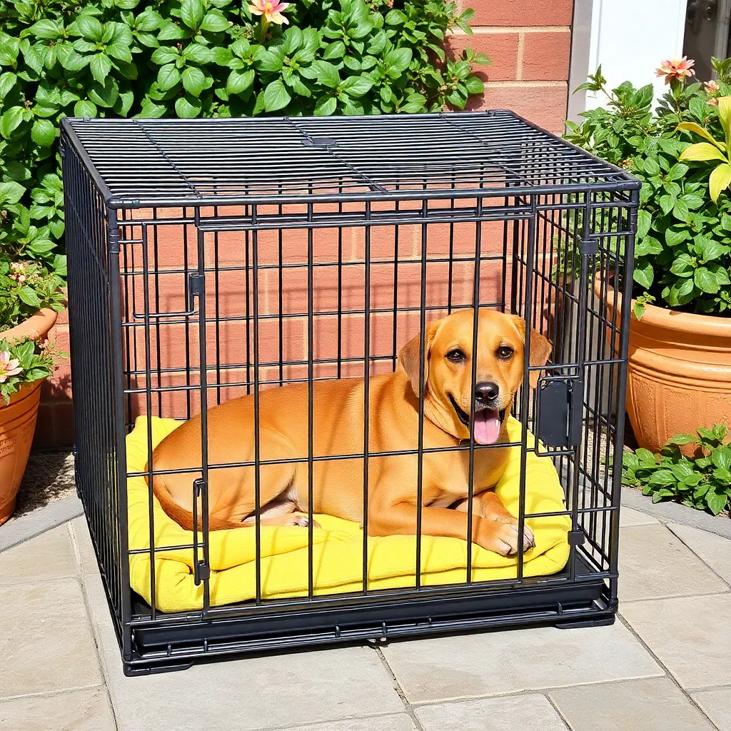 Crates need to be secured from dog trying to escape