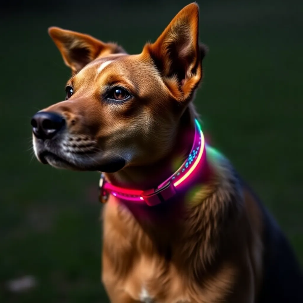 LED collar should have water-resistant feature