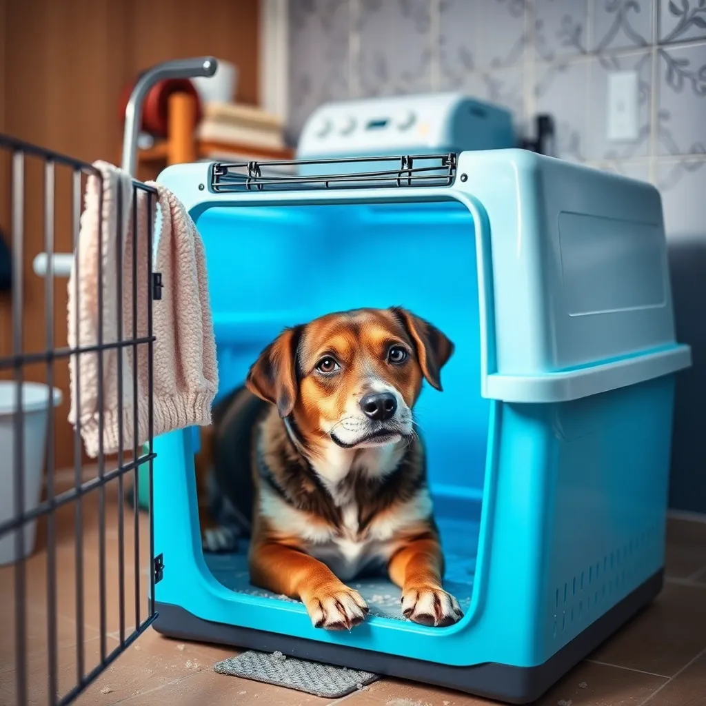 Clean crate creates good environment for your dogs