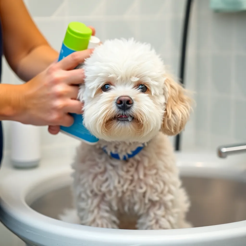 Curly-coated breeds need to have products with ant-frizz components