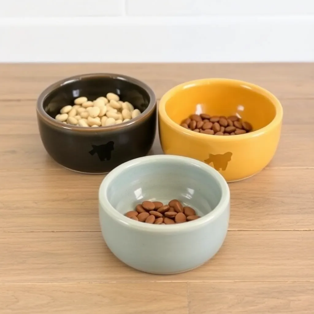 Ceramic Dog Bowls offer a more decorative option