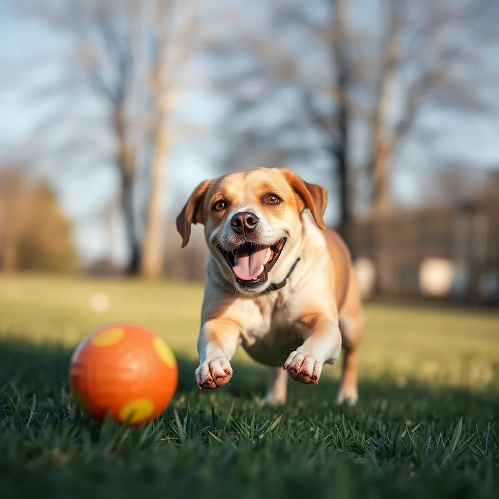 Select fetch toys according to your dog's chewing habits